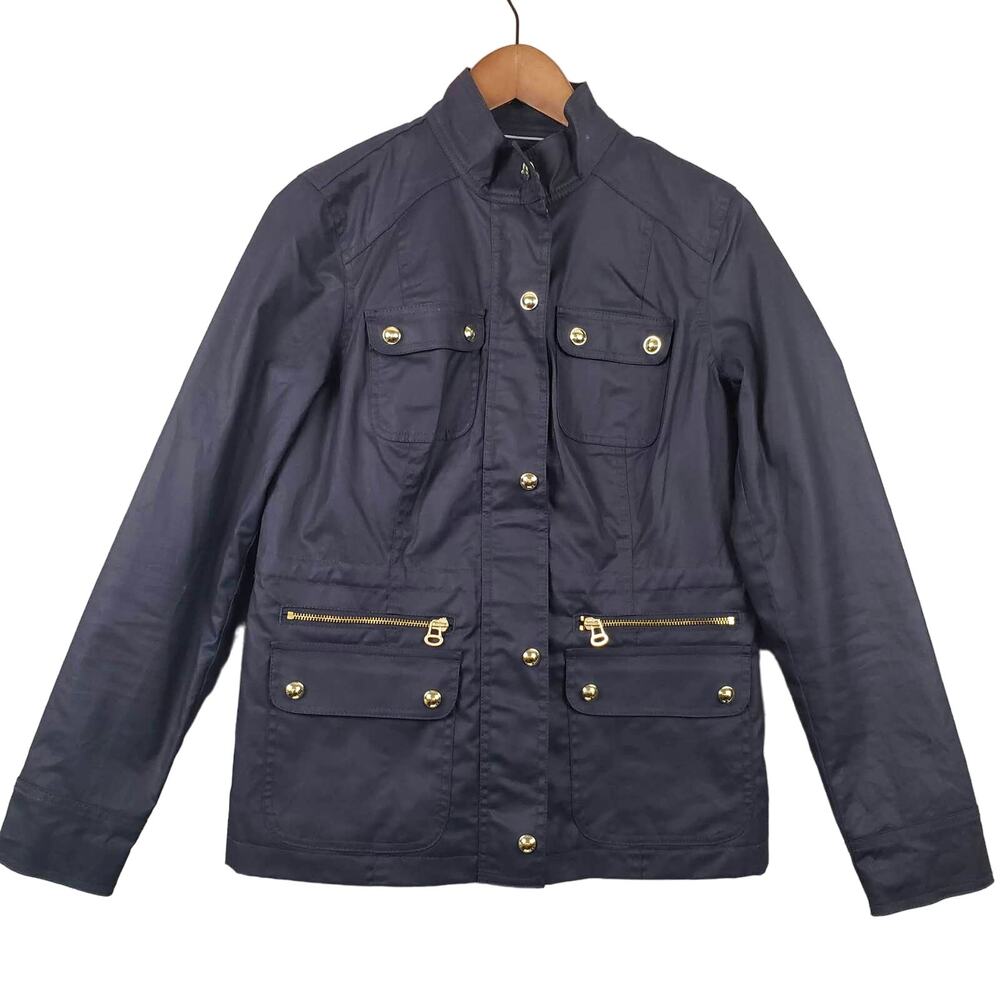 Tommy Hilfiger Wax Coat Jacket Military 4 Pocket - S